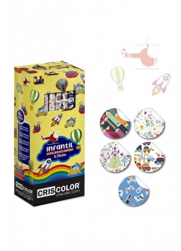 Papel regalo 70 cm x 5 m infantil decorado | Ducaval | Envías 24/48 horas 
