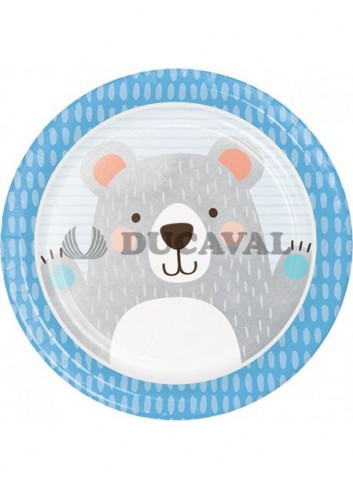 Plato oso 23cm 8U
