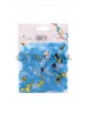 Confetti azul y oro 10g - Disfraces Ducaval
