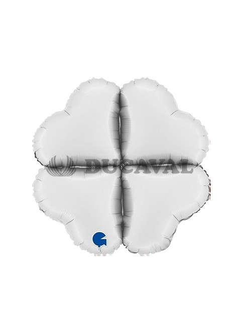 Base corazón foil mini 12" blanco satinado | Ducaval | Envíos 24/48h