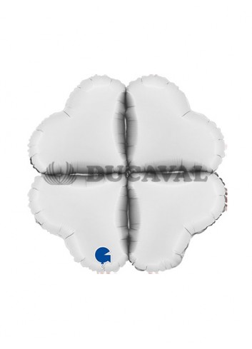 Base corazón foil maxi 24" blanco satinado | Ducaval | Envíos 24/48h