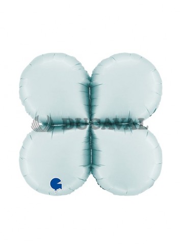 Base gotas maxi 26" azul pastel satinado