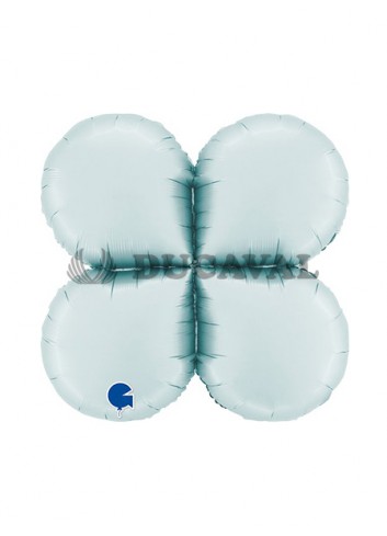 Base gotas maxi 26" azul pastel satinado