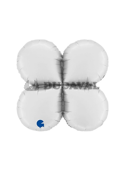 Base gotas maxi 26" blanco satinado