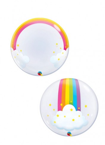 Globo Bubble Arcoiris 24" | Ducaval | Envíos 24/48h