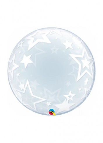 Globo bubble estrellas | Ducaval | Envíos 24/48h