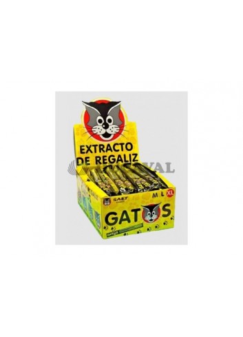 Gatos XL regaliz 85u. - Disfraces Ducaval