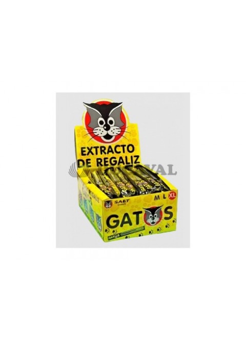 Gatos XL regaliz 85u. - Disfraces Ducaval