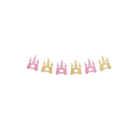 Guirnalda de princesas glitter 2,15m | Ducaval | Envíos 24/48h