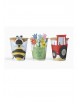 Vaso cartón funda granja 270cc 6 und | Ducaval | Envías 24/48 horas 
