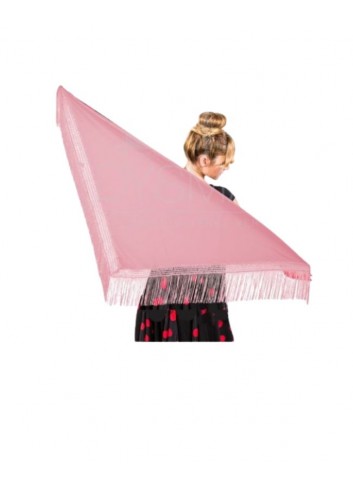 Mantón grande liso rosa | Ducaval | Envíos 24/48 horas