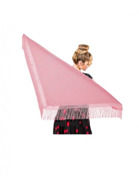 Mantón grande liso rosa | Ducaval | Envíos 24/48 horas