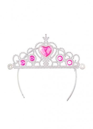 Corona de princesa plata para piñatas  | Ducaval | Envías 24/48 horas 