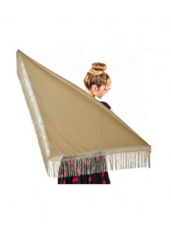 Mantón grande liso beige | Ducaval | Envíos 24/48 horas