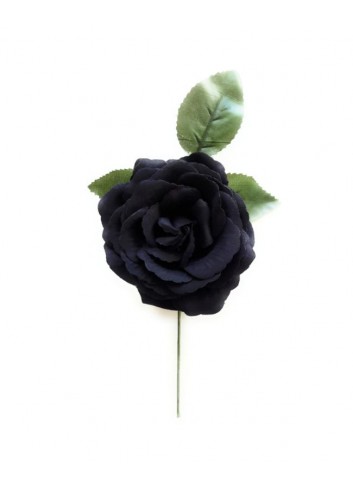 Flor sevillana grande negro | Ducaval | Envíos 24/48 horas