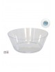Bowl plastico redondo transparente 25,5x10,5cm | Ducaval | Envías 24/48 horas 