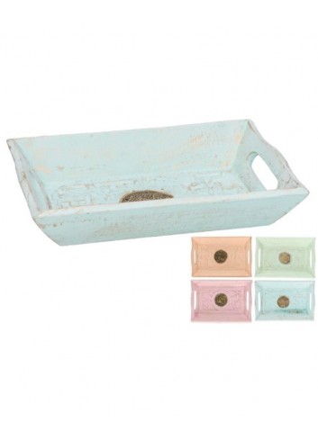 Bandeja madera tallada 16.5 x 24 cm | Ducaval | Envías 24/48 horas 
