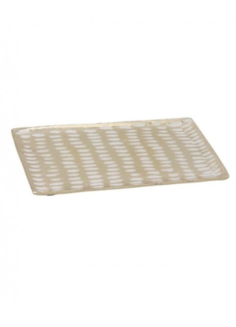 Bandeja decorativa oro 22x13x1 cm | Ducaval | Envías 24/48 horas 