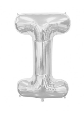 Globo foil letra U plata 86cm | Ducaval | Envíos 24/48 horas