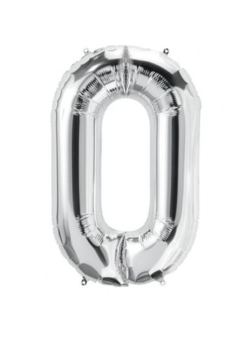 Globo foil letra U plata 86cm | Ducaval | Envíos 24/48 horas