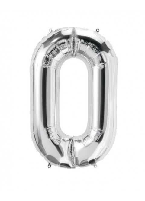 Globo foil letra U plata 86cm | Ducaval | Envíos 24/48 horas