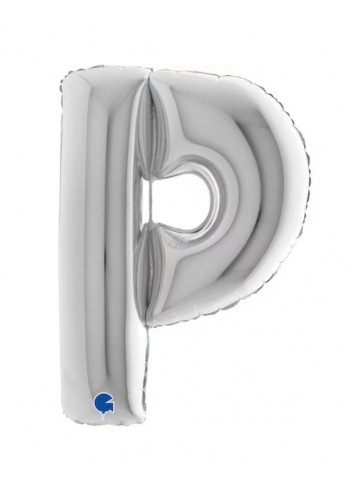 Globo foil letra U plata 86cm | Ducaval | Envíos 24/48 horas