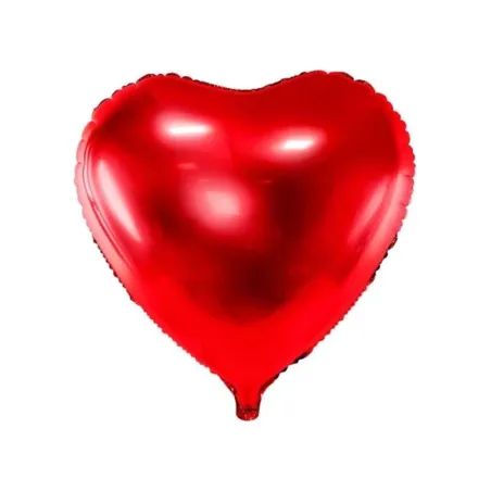 Globo foil brillo corazon rojo 45cm | Ducaval | Envíos 24/48 horas 