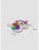 Unicornio de papel base de corcho 250x190mm. Ducaval envios 24/48 horas
