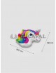 Unicornio de papel base de corcho 250x190mm. Ducaval envios 24/48 horas