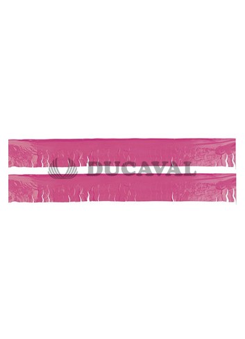 Fleco plástico fucsia 25 metros