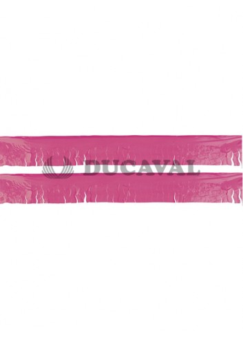 Fleco plástico fucsia 25 metros