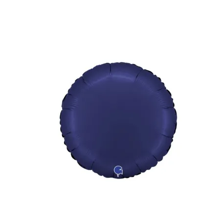 Globo foil santin redondo azul marino 46cm.