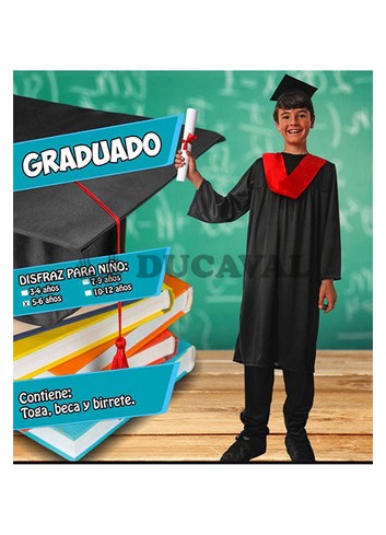 Disfraz de Graduado para Niño – Elegancia y Comodidad