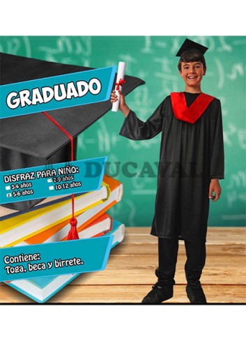 Disfraz de Graduado para Niño – Elegancia y Comodidad