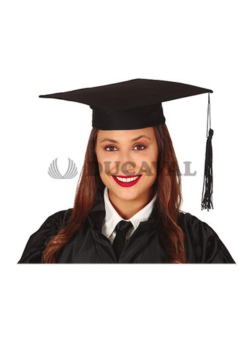Sombrero de Estudiante 30x30cm – Birrete de Graduación Adulto Elegante