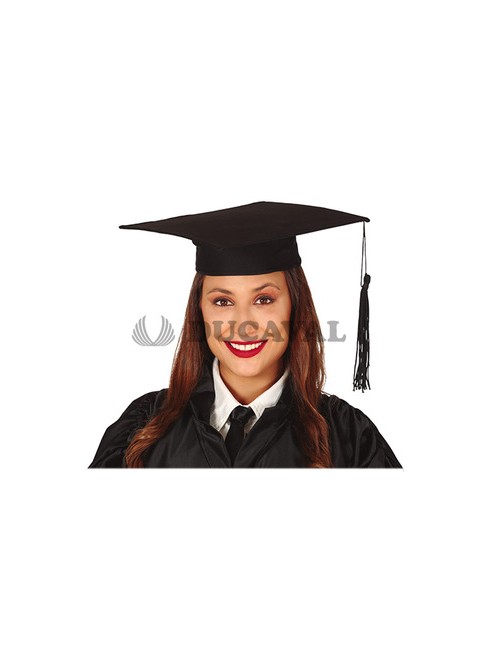 Sombrero de Estudiante 30x30cm – Birrete de Graduación Adulto Elegante