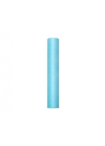 Tul turquesa en rollo 30cmX9m
