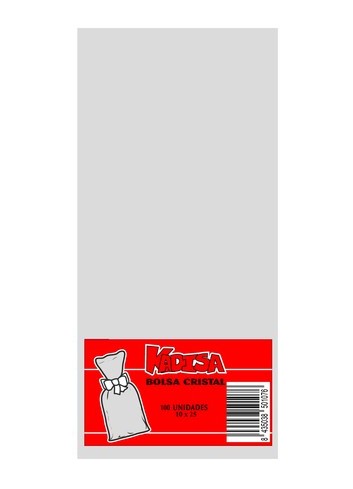 Bolsa 10X25 transparente 100 unidades | Ducaval | Envíos 24/48h