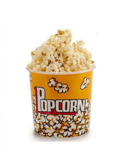 Cubo palomitas pequeño redondo