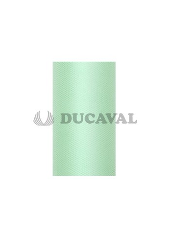 Tul verde menta en rollo 15cmX9m