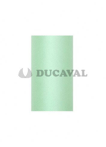 Tul verde menta en rollo 15cmX9m