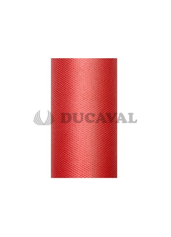 Tul rojo en rollo de 15cmX9m - Disfraces Ducaval