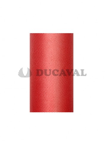 Tul rojo en rollo de 15cmX9m - Disfraces Ducaval