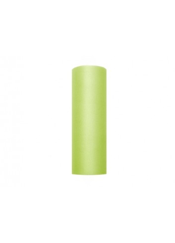 Tul verde claro en rollo de 15cmX9m - Disfraces Ducaval