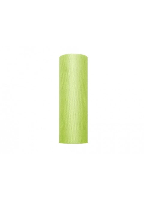 Tul verde claro en rollo de 15cmX9m - Disfraces Ducaval
