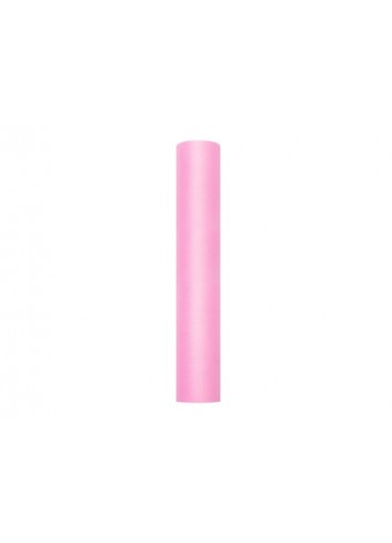 Tul rosa claro en rollo 30cmX9m