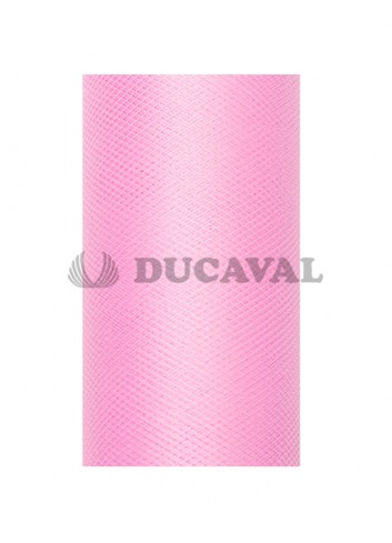 Tul rosa claro en rollo 30cmX9m