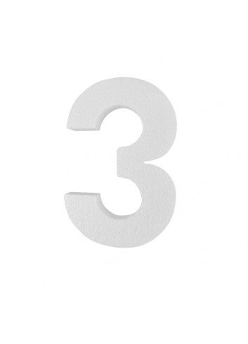 Número 3 corcho - Disfraces Ducaval
