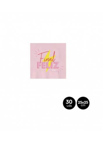 Servilletas feliz final 30 unidades