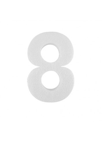 Número 8 corcho - Disfraces Ducaval